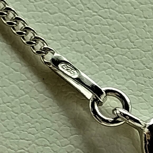 Sterling  Polished Cross Pendant Necklace - Picture 8 of 14